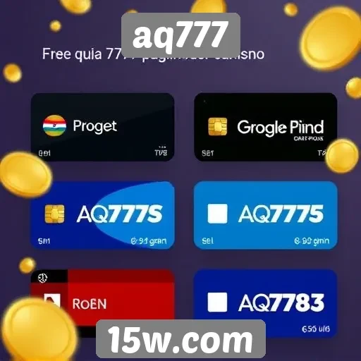 exploração das opções de pagamento disponíveis no aq777